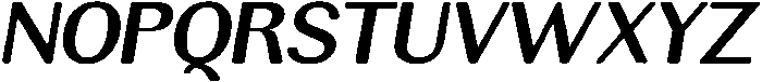 RundaleRound SemBdSemExpIta otf (400) Font UPPERCASE