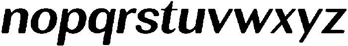 RundaleRound SemBdSemExpIta otf (400) Font LOWERCASE