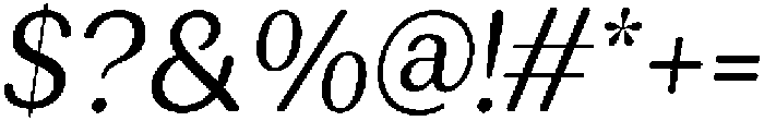 RundaleRound SemCondIta otf (400) Font OTHER CHARS