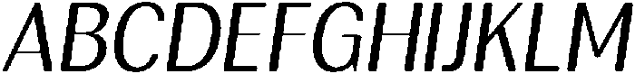 RundaleRound SemCondIta otf (400) Font UPPERCASE