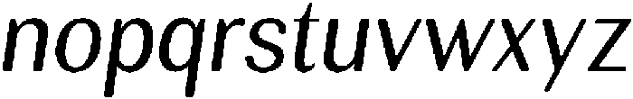 RundaleRound SemCondIta otf (400) Font LOWERCASE