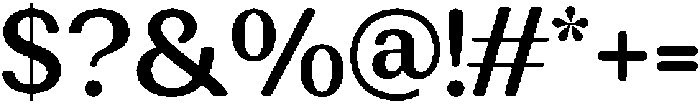 RundaleRound SemiBold otf (600) Font OTHER CHARS