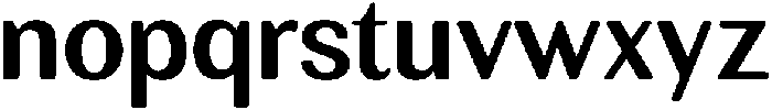 RundaleRound SemiBold otf (600) Font LOWERCASE