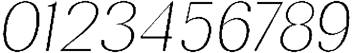 RundaleRound ThinItalic otf (100) Font OTHER CHARS