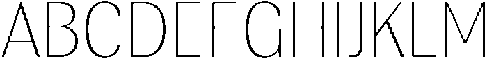 RundaleRound ThinSemCond otf (100) Font UPPERCASE