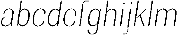 RundaleRound ThinSemCondIta otf (100) FONT