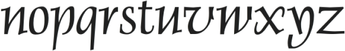 Rundero Regular otf (400) Font LOWERCASE