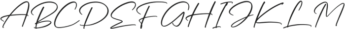 Rundreams Signature otf (400) Font UPPERCASE