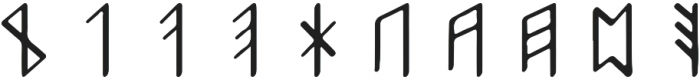 Rune-Rough ttf (400) Font OTHER CHARS