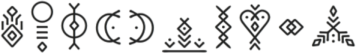 Runista Symbols otf (400) Font OTHER CHARS