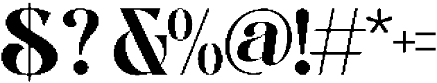 Runlight Harmony otf (300) Font OTHER CHARS