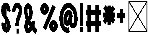 Runner Regular otf (400) Font OTHER CHARS