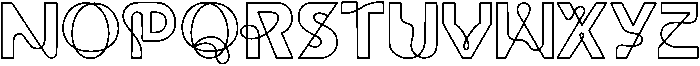 Runner otf (400) Font LOWERCASE