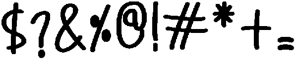 Rush Hour Regular otf (400) Font OTHER CHARS