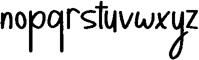 Rush Hour Regular otf (400) Font LOWERCASE