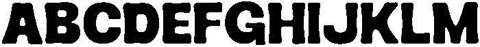 Rush Regular otf (400) Font UPPERCASE