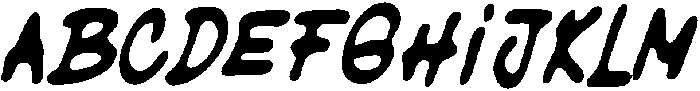 Rush Tension Blur otf (400) Font UPPERCASE
