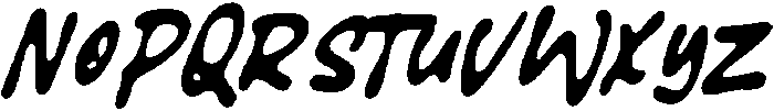 Rush Tension Blur otf (400) Font LOWERCASE