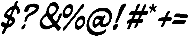 Rush Tension Regular otf (400) Font OTHER CHARS