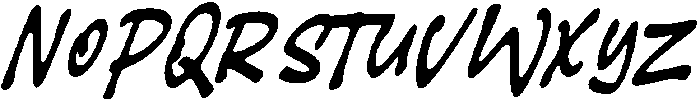 Rush Tension Regular otf (400) Font LOWERCASE