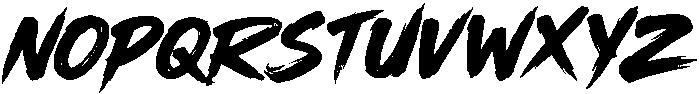 Rush Zone otf (400) Font LOWERCASE