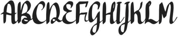 RushBerry otf (400) Font UPPERCASE