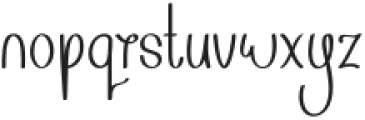 Rushberry-Handwritten otf (400) Font LOWERCASE
