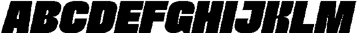 Rushel Italic otf (400) Font UPPERCASE