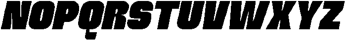 Rushel Italic otf (400) Font UPPERCASE