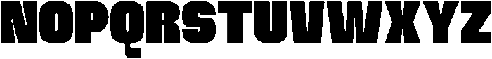 Rushel Regular otf (400) Font UPPERCASE