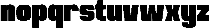 Rushel Regular otf (400) Font LOWERCASE
