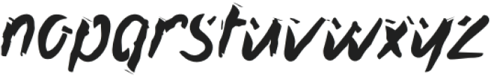 Rushfix Regular otf (400) Font LOWERCASE