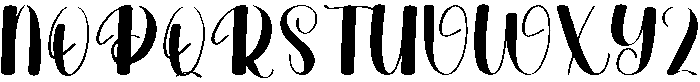 Rushing Regular otf (400) Font UPPERCASE