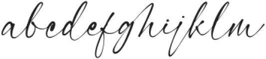 Rushmore Script otf (400) Font LOWERCASE