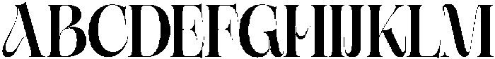 Rushy Regular otf (400) Font UPPERCASE