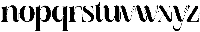 Rushy Regular otf (400) Font LOWERCASE