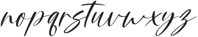 Rusliny Script Italic otf (400) Font LOWERCASE
