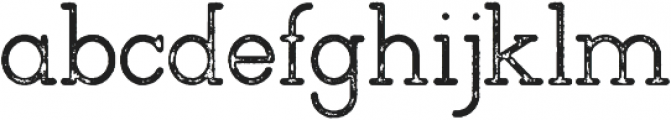 Rust And Nail Rough otf (400) Font LOWERCASE