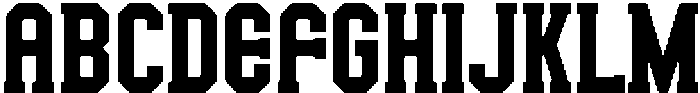 Rust Barrel otf (400) Font UPPERCASE