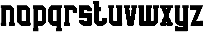 Rust Barrel otf (400) Font LOWERCASE