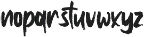RustCrowth-Regular otf (400) Font LOWERCASE