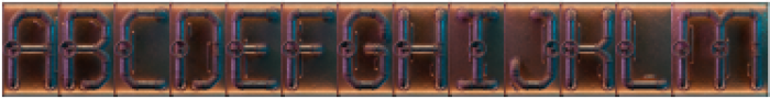 Rusted Pipe Custom otf (400) Font LOWERCASE