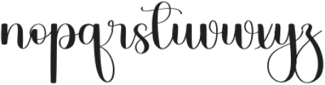 Rustic Charming Regular otf (400) Font LOWERCASE