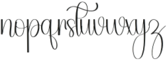 Rustic Christmas Regular otf (400) Font LOWERCASE