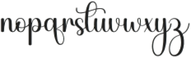 Rustic Decoration Regular otf (400) Font LOWERCASE