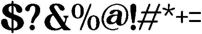 Rustic Delight otf (300) Font OTHER CHARS