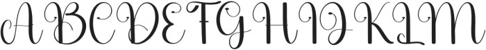 Rustic Elegant Regular otf (400) Font UPPERCASE