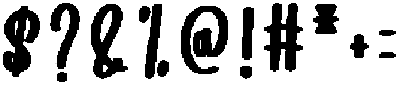 Rustic Handmade Regular otf (400) Font OTHER CHARS