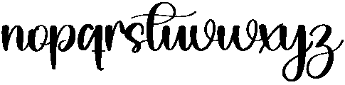 Rustic Regular otf (400) Font LOWERCASE