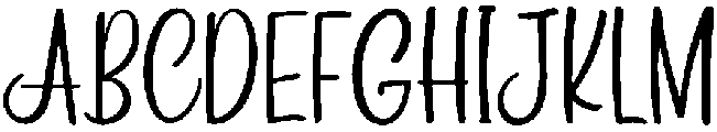 Rustic Regular otf (400) Font UPPERCASE
